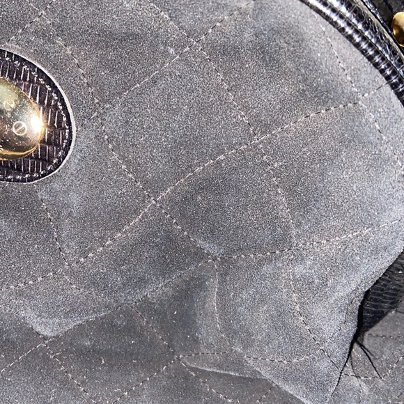 Marine by Fin Ros Black Quilted Handbag - Picture 5 of 9